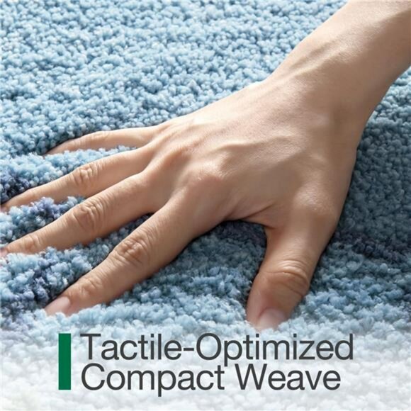 Blue Sea Turtle Bathroom Rug Non Slip Bath Mat Plush Absorbent Washable Floor Ca - Picture 6 of 7